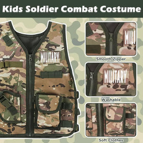 deAO army costume walkie-talkie for interactive mission scenarios