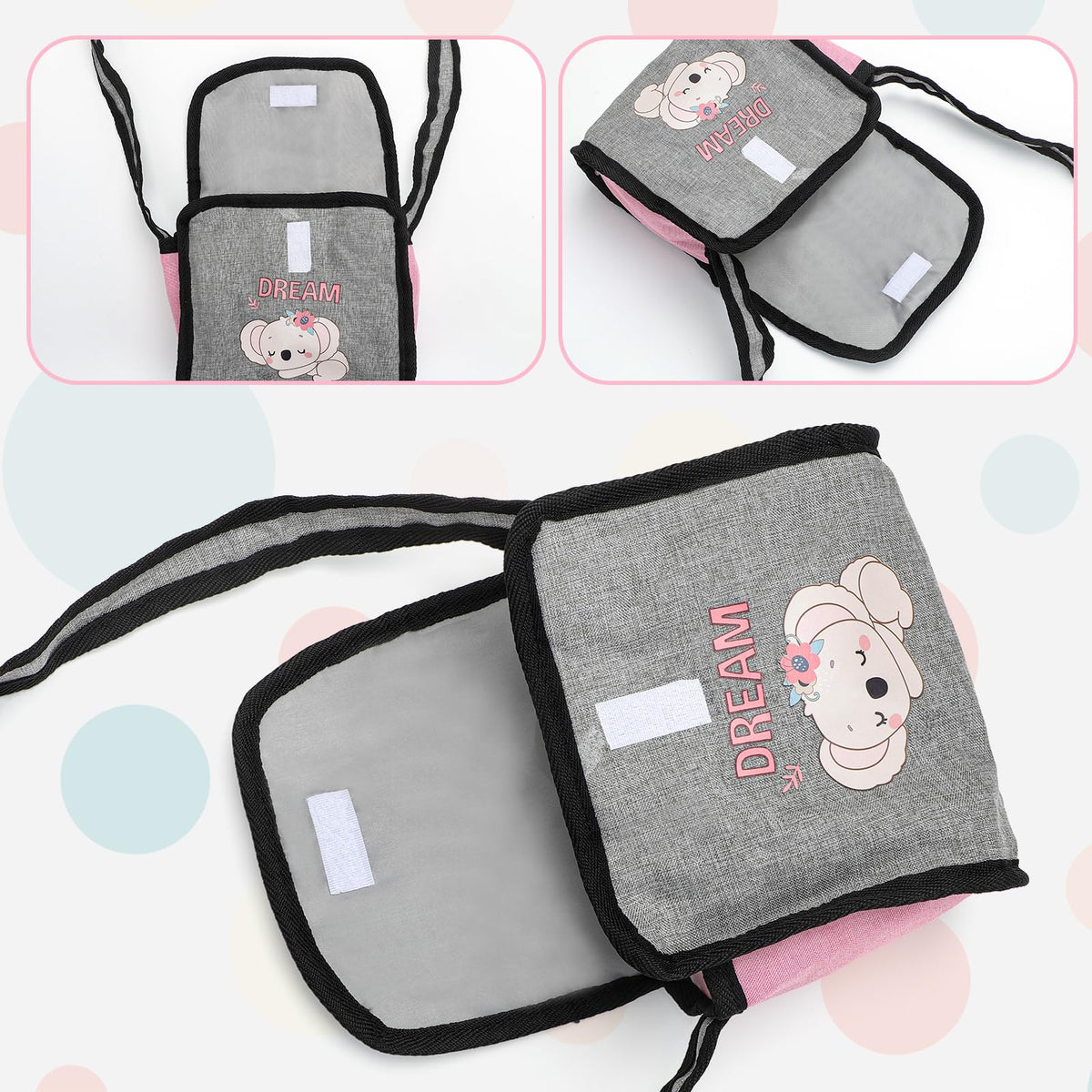 deAO doll bib adds a cute touch while protecting outfits during meals