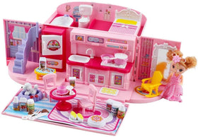 deAO dollhouse built from ABS material offers durable, child-friendly construction
