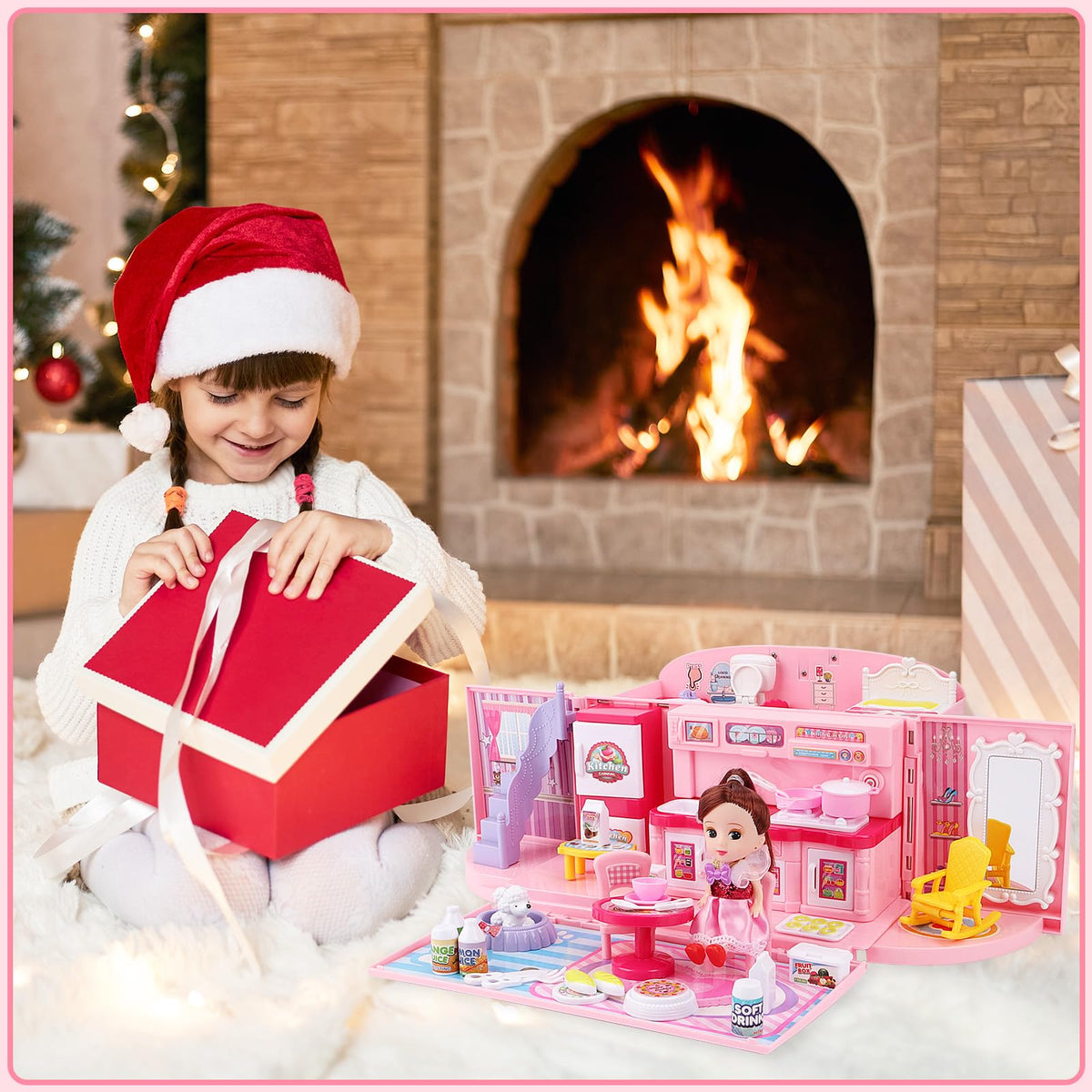 deAO doll houses age range 3 to 8 supports imaginative play
