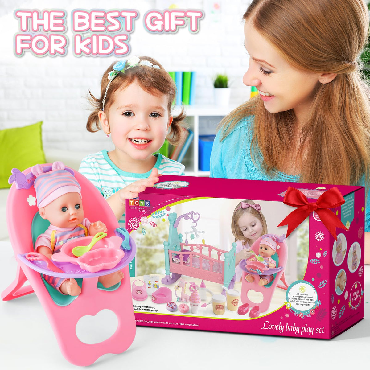 deAO doll shoes and accessories complete dressing-up pretend play scenarios.