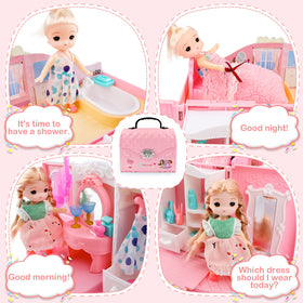 deAO dollhouse living room layout for cozy storytelling