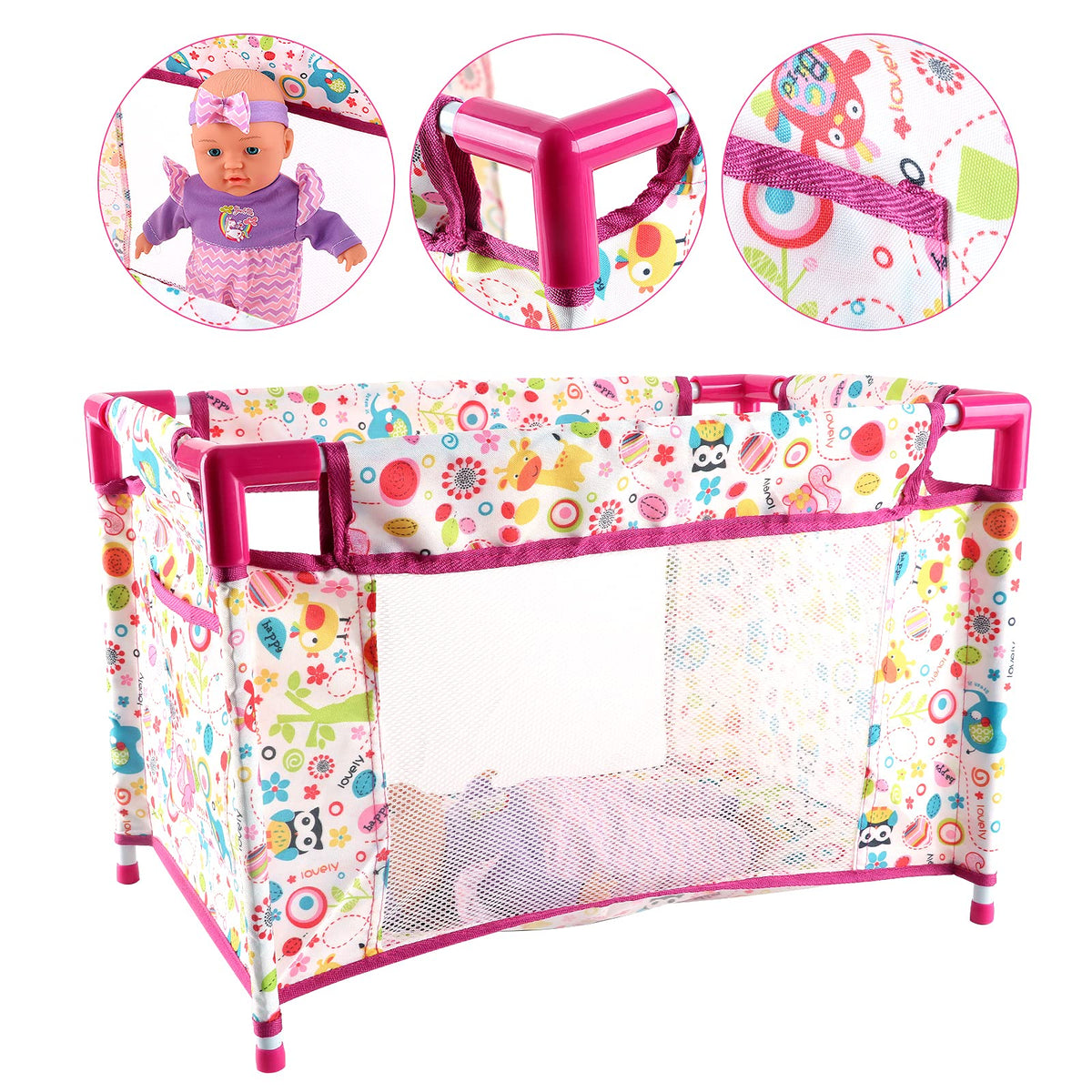 deAO feeding and changing accessories enable realistic doll care rituals.
