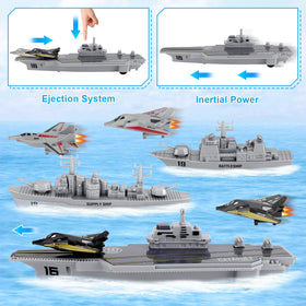 deAO fighter jets included for fast-paced pretend air missions and tactics