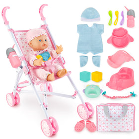 deao gift-ready doll set with accessories and outfits