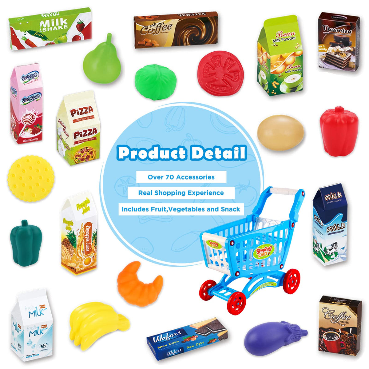 deAO imaginative play setup encourages storytelling and cooperative play.