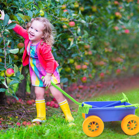 deAO Kids Wheelbarrow Durability, rugged construction for long outdoor sessions