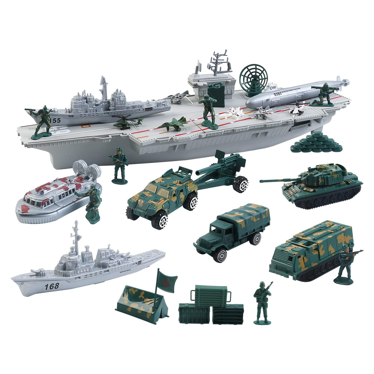 deAO supply ship adds logistics to play scenes for storytelling.