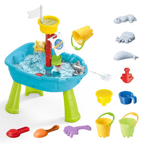 easy setup scene showing quick assembly of the water sand table