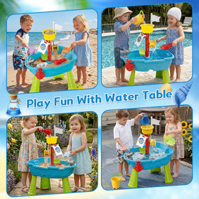 deAO water wheel feature demonstrates swinging water action