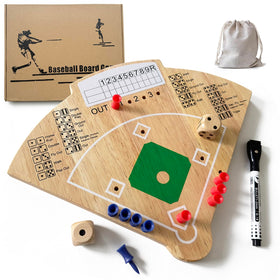 Deartisan baseball board game oak construction close-up shows premium durability for family play.