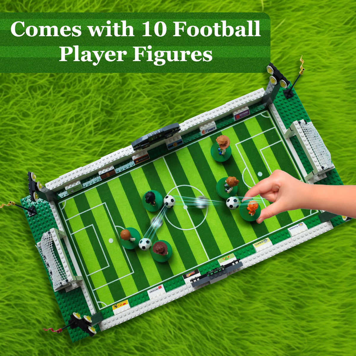 DecantEmotion mini soccer figures add realistic action to the field