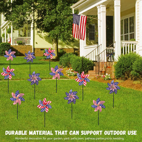 DECEED wind spinner garden decoration suitable for Memorial Day