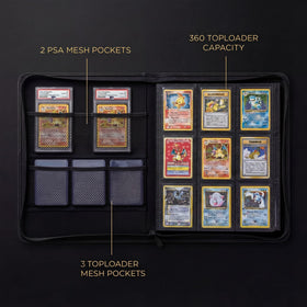 Deck Fort Toploader Binder Silicone-Tipped Tweezers for safer card handling.
