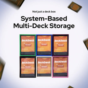 DeckDwell play-ready Commander display with full lid access for fast retrieval.