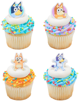 DecoPac Bluey So Much Fun Rings featuring Bluey and friends for themed celebrations.