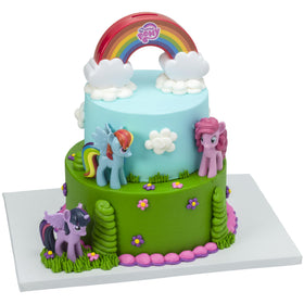 DecoPac Rainbow Topper Dash figurine adds bright speed to birthday cakes