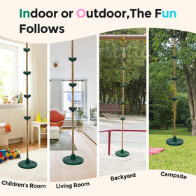 DECORLIFE platforms 4-11.8 inches provide varied climb options