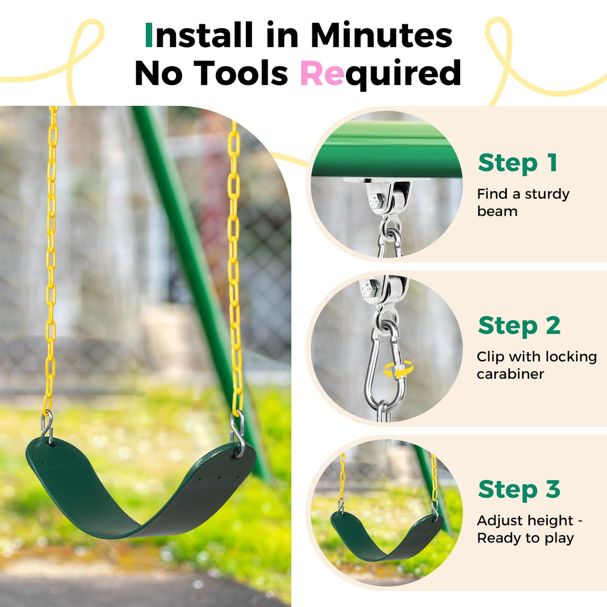 Decorlife seat with drainage holes stays dry and easier to clean
