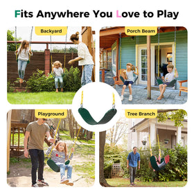 Decorlife swing supports up to 330 lb for kids and adults