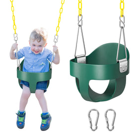 DECORLIFE toddler swing basket 13-8 inch wide for spacious outdoor play