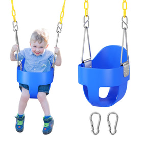 DECORLIFE Toddler Swing Seat with soft EVA surface protects tender skin.