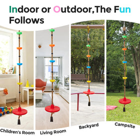 Decorlife tree-swing-backyard-fun: kids enjoy outdoor play in the yard