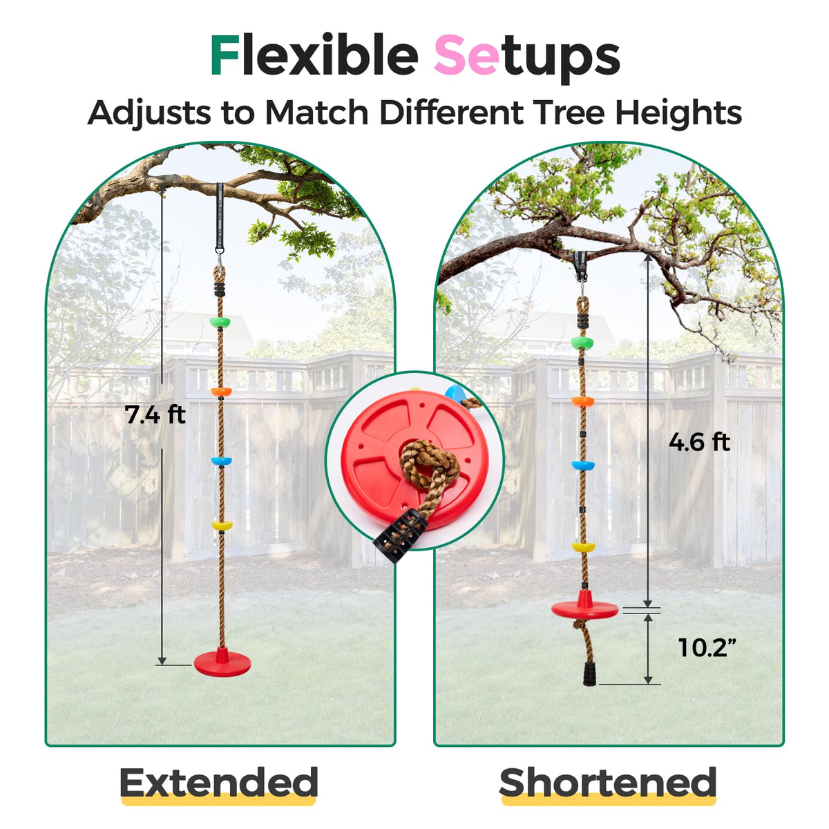 Decorlife tree-swing-heavy-duty-rope: robust rope supports active play