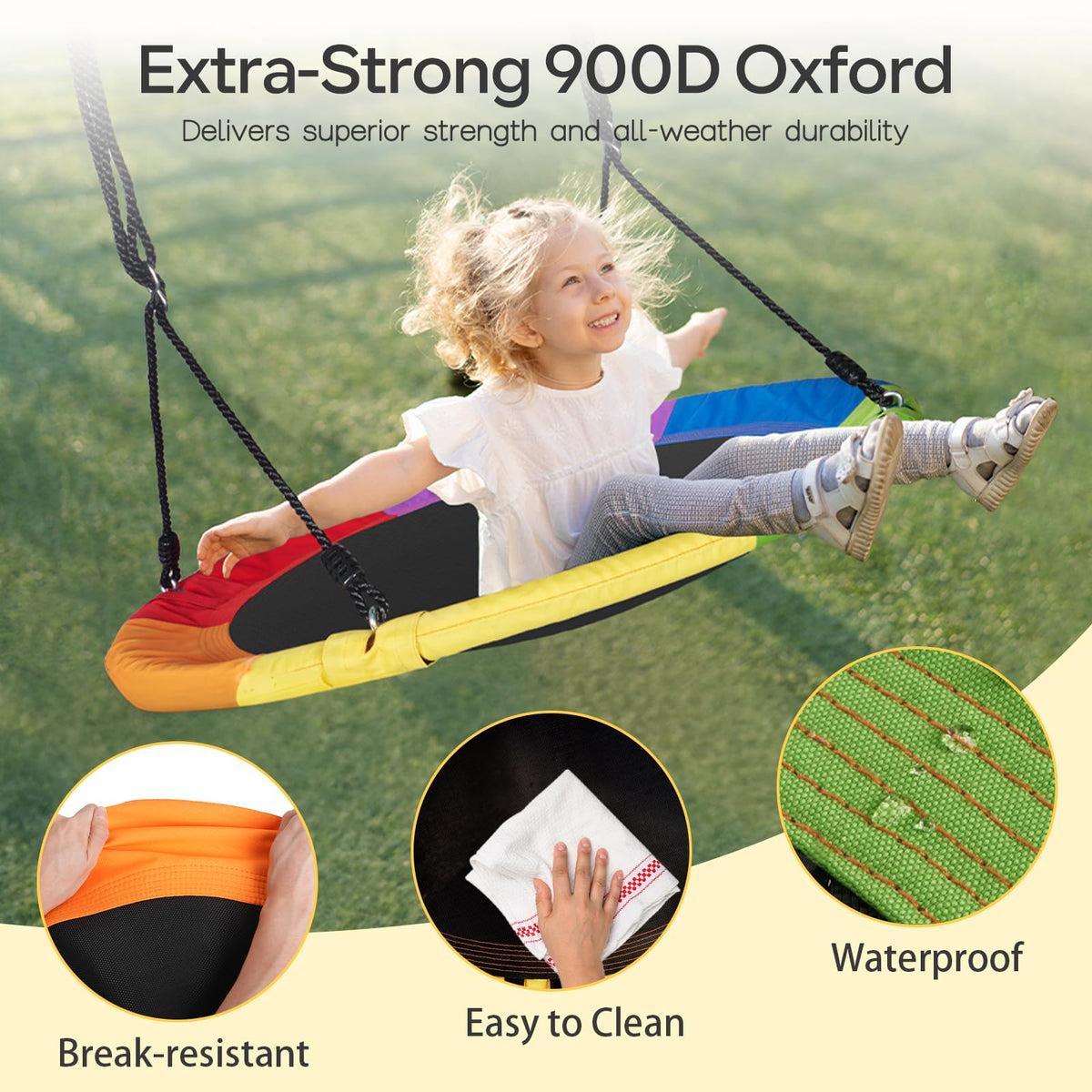 DecorLife UV-resistant materials withstand sun and rain for long-lasting use.