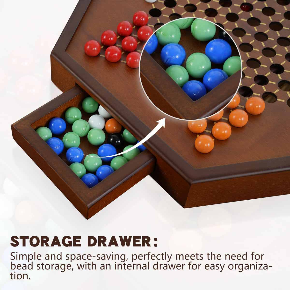 DecoWoodo large play field supports 2-6 players for family game night and casual competitions.