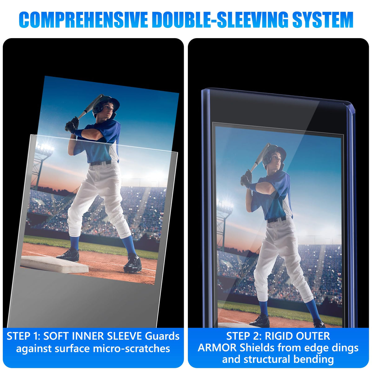 DEDC display-ready protectors keep prized cards visible while guarding condition