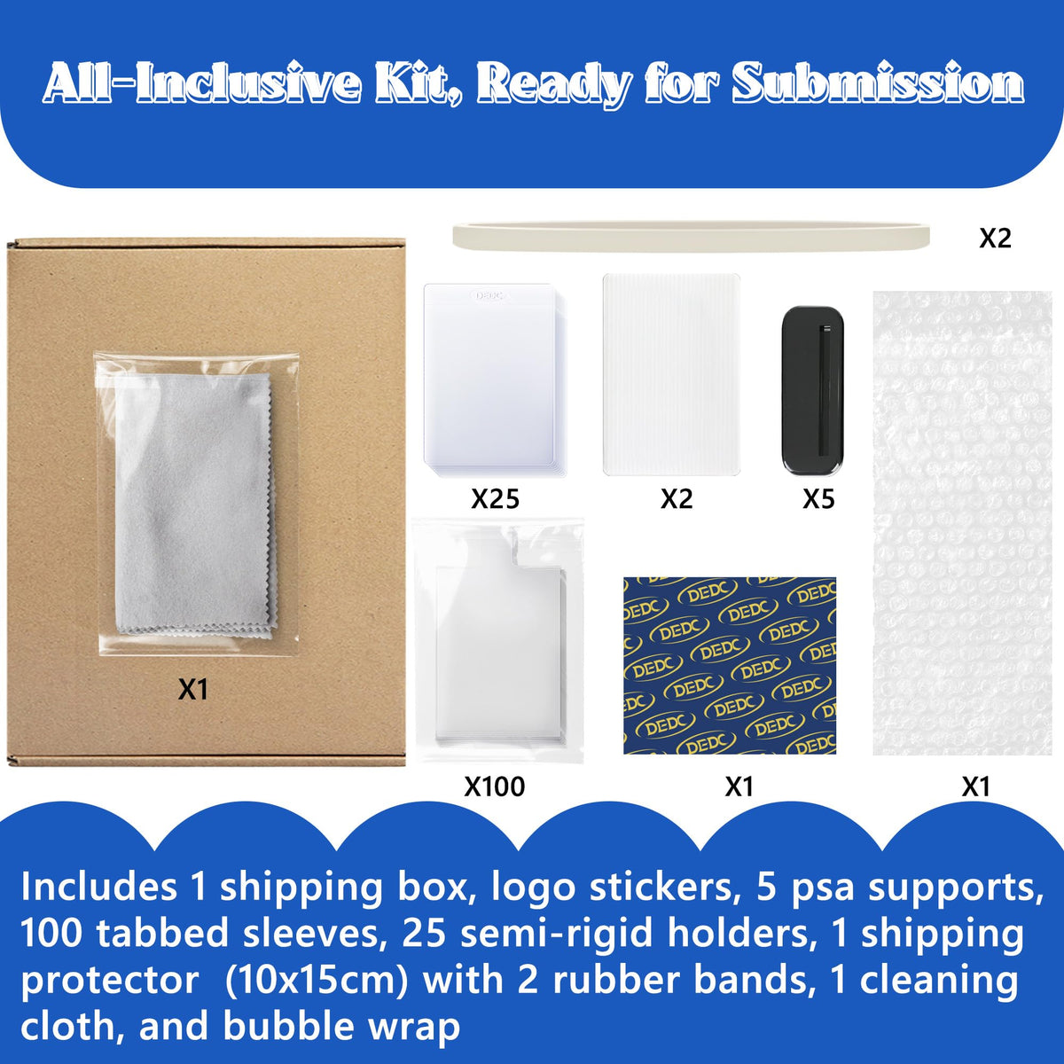 DEDC durable protective box with foam absorbs shocks during handling