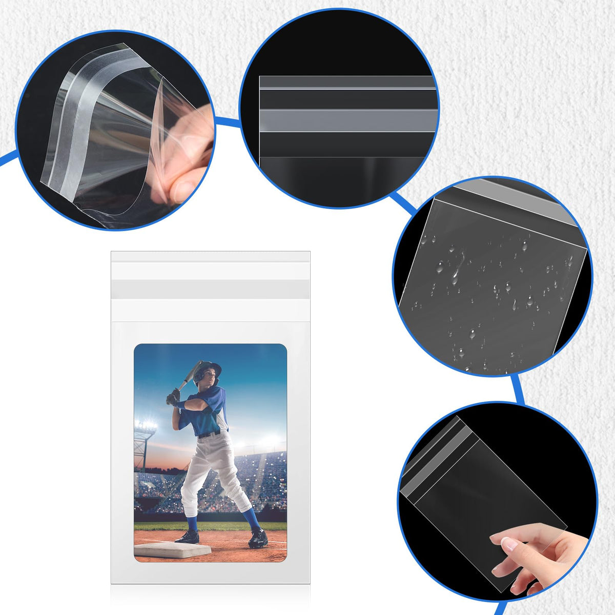 DEDC lightweight sleeves resist dust and fingerprints during storage and transit