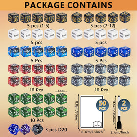 DEDC large D20 dice used for life totals in multiplayer games.