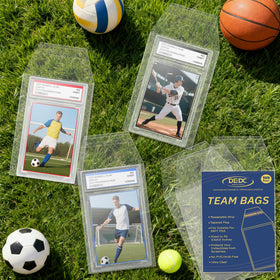 DEDC slab sleeve clear front view for display and inspection