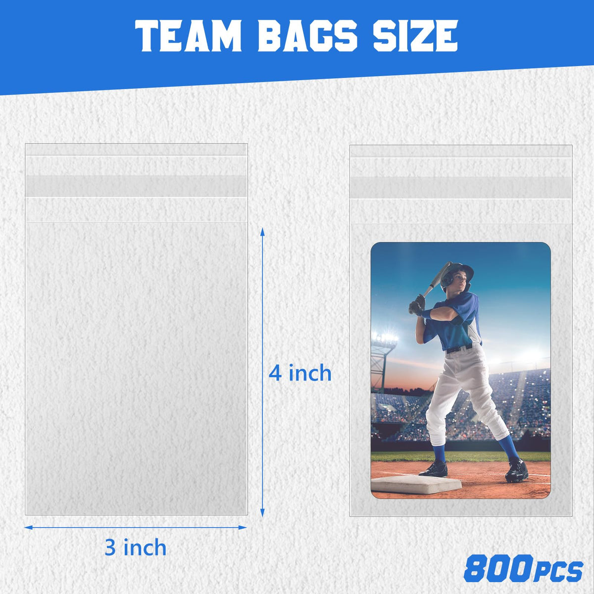 DEDC team bags with adhesive closure simplify opening and closing during sorting tasks