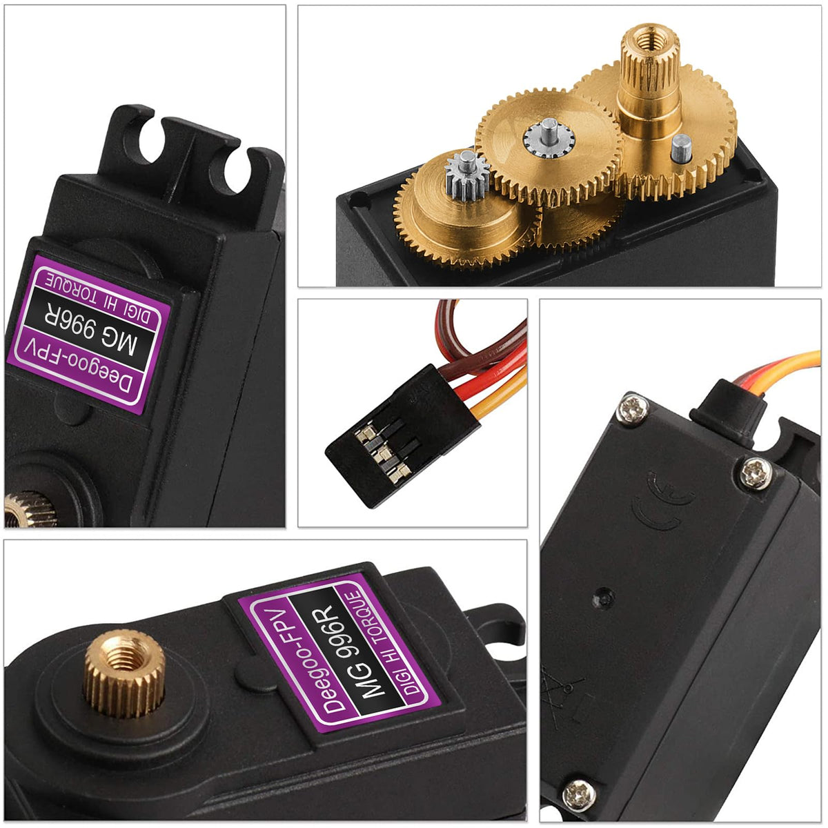 Deegoo-FPV MG996R four-pack set offers value for multi-motor builds