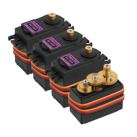 Deegoo-FPV MG996R servo motor casing shows sturdy metal build for reliable operation