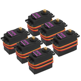 Deegoo-FPV MG996R servo pack in package, ready for versatile RC projects.