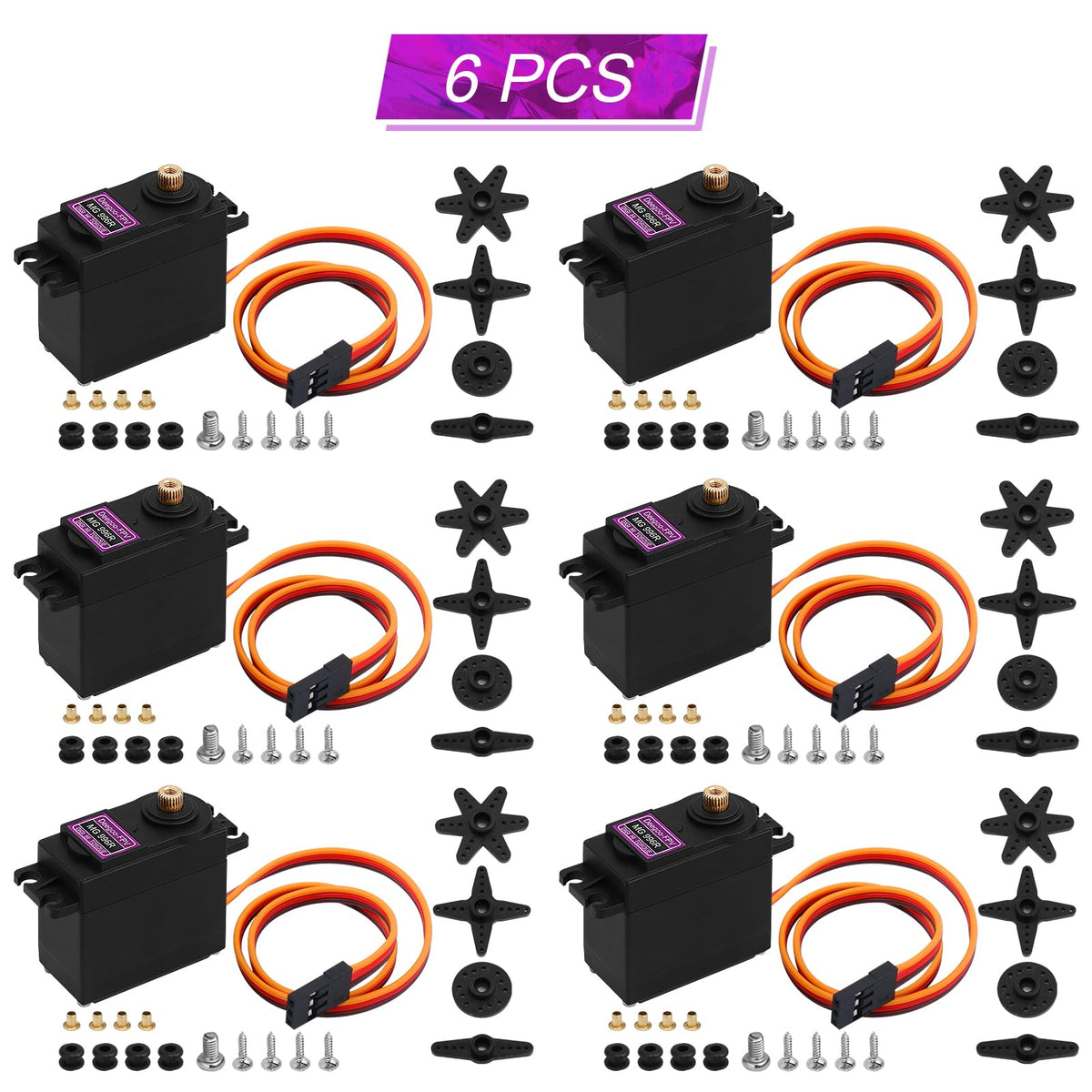 Futaba/JR/Hitec compatibility of Deegoo-FPV MG996R servo with receivers.