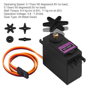 Torque spec highlight: 12 kg.cm at 6V on Deegoo-FPV MG996R servo.