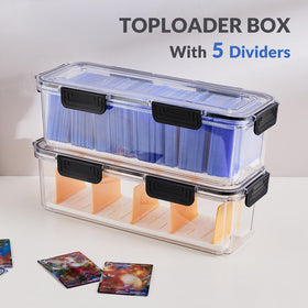 DEEIF Toploader box side view, stackable design saves space.