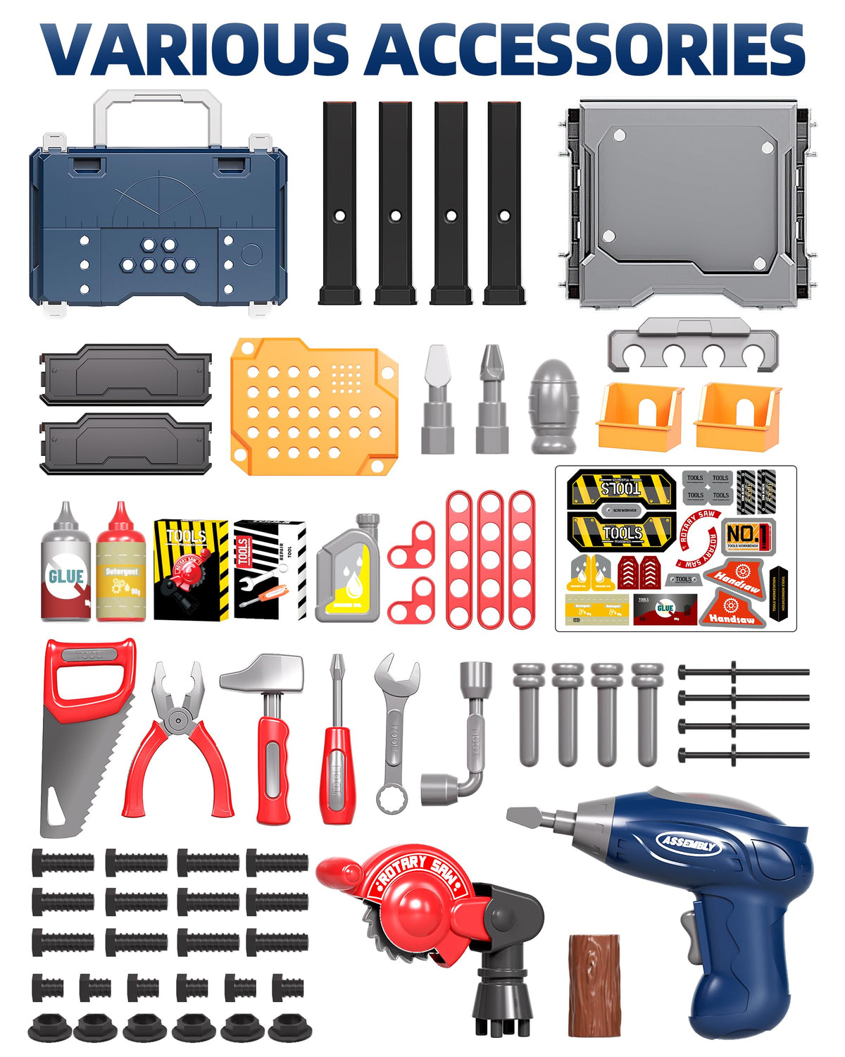 Deejoy durable ABS plastic construction toy built for safe long-lasting use