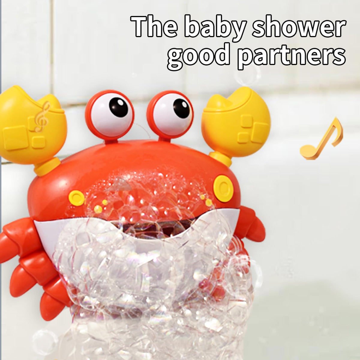 Deejoy Crab Bubble Bath Maker gift-ready design makes a charming gift