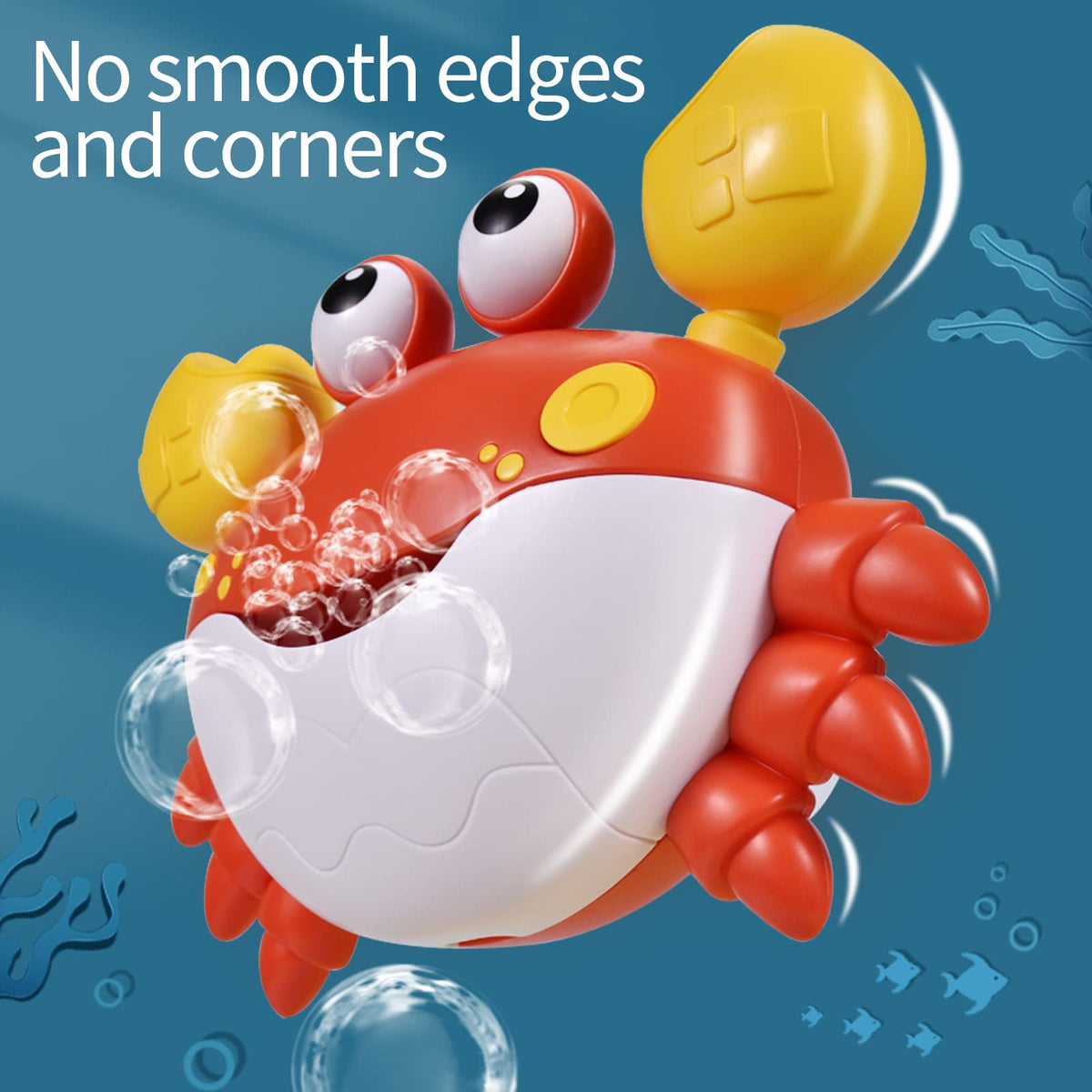 Deejoy Crab Bubble Bath Maker safe-materials finish supports kid-friendly bath time
