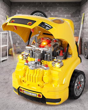 Deejoy large truck builder kit wheels dismantle for practical learning.