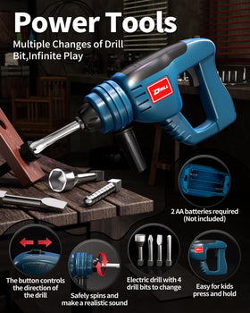Deejoy tool set vest and goggles enable full engineering role-play.