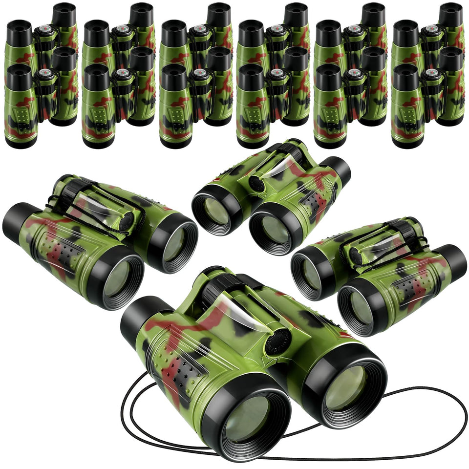 Deekin 16 camouflage front view toy binoculars for imaginative outdoor exploration