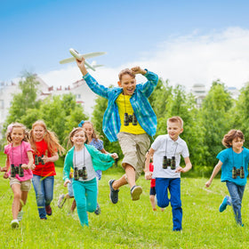 Deekin 16 camouflage binoculars in use by kids, sparks curiosity during nature walks