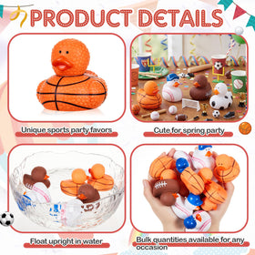Deekin 2-inch sport rubber duck, durable and kid-friendly.